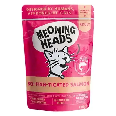 MEOWING HEADS Kapsička pro kočky Meowing Heads, So-fish-ticated Salmon, 100 g