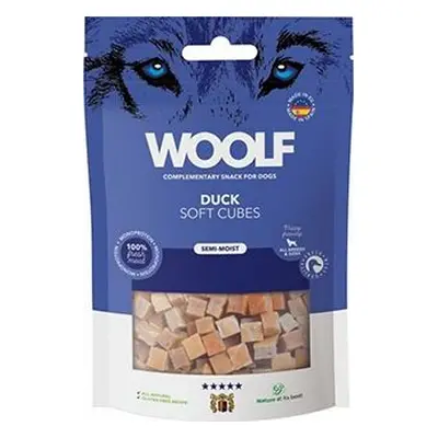 Woolf Pamlsky pro psy WOOLF, Soft Cubes Duck, 100 g