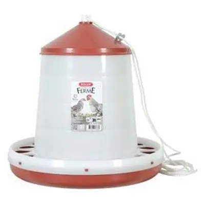 Zolux Krmítko pro drůbež Silo Zolux, na 8 kg krmiva, red