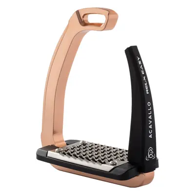 ACAVALLO Třmeny bezpečnostní Rel-X EASY Acavallo, 12,5 cm, rose gold