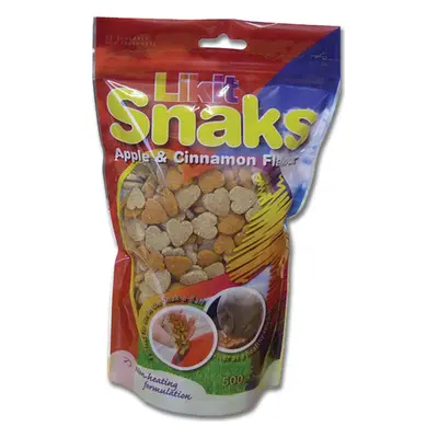 LIKIT Pamlsky pro koně Snaks Likit, 100 g, apple/cinnamon