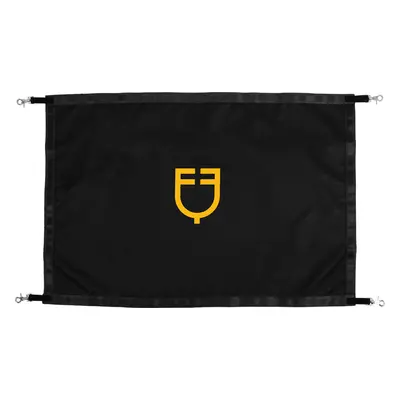 EQUESTRO Plachta do dveří Logo EQUESTRO, 105x69 cm, black/yellow