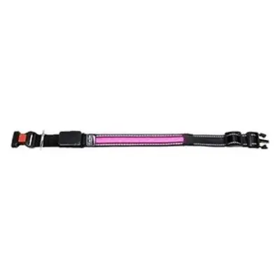 Flamingo Obojek pro psy LED Flamingo, svítící, 48 cm, pink