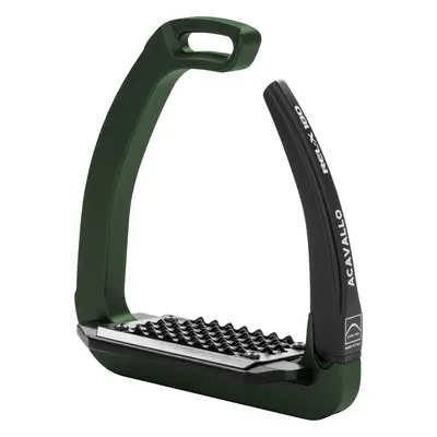 ACAVALLO Třmeny bezpečnostní Rel-X EASY 180° Acavallo, 12,5 cm, hunter green