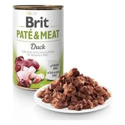 BRIT Konzerva pro psy Paté & Meat Duck Brit, 800g x