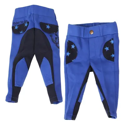 Rajtky Mickey QHP s kolenními záplatami, dětské, royal blue