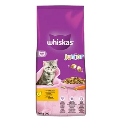 Whiskas Granule pro kočky Dry Junior s kuřecím masem Whiskas, 14 kg