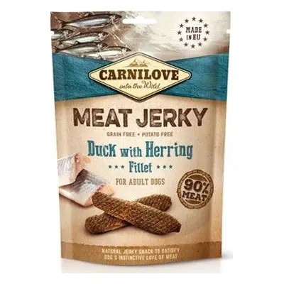 CARNILOVE Pochoutka pro psy Jerky Duck&Herring Fillet Carnilove, 100 g