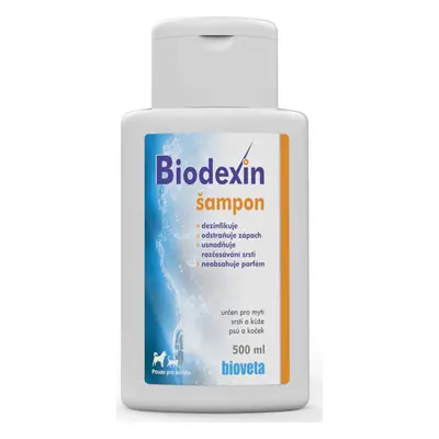 BIOVETA Šampon Biodexin, pro psy a kočky, 500 ml