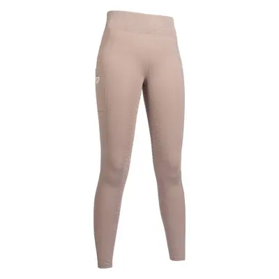 HKM Legíny jezdecké Lavender Bay HKM, s gripem, dámské, taupe