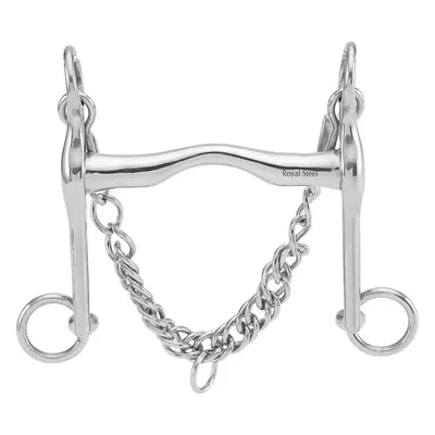 Horseguard Udidlo pákové nelomené Weymouth HorseGuard, 13 mm, silver