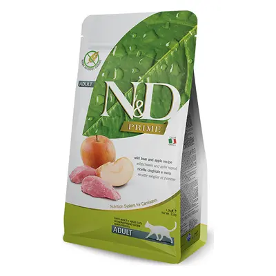 N&D (Farmina Pet Foods) N&D GF PRIME CAT Adult Boar & Apple 1,5 kg