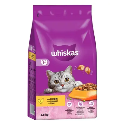 Granule pro kočky Whiskas Dry s kuřecím masem, 3,8 kg