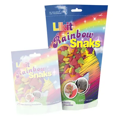 LIKIT Pamlsky pro koně Snaks Likit, 500 g, rainbow