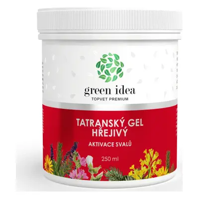 Green idea Gel tatranský bylinný GREEN IDEA, hřejivý, 250 ml