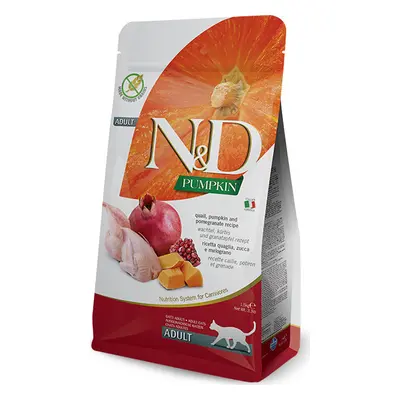 N&D (Farmina Pet Foods) N&D GF Pumpkin CAT Quail & Pomegranate 1,5 kg