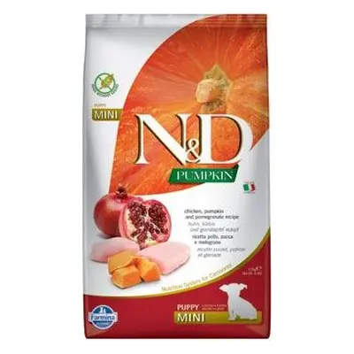 N&D (Farmina Pet Foods) Granule pro psy N&D Pumpkin DOG Puppy Mini Chicken & Pomegranate, 2,5 kg