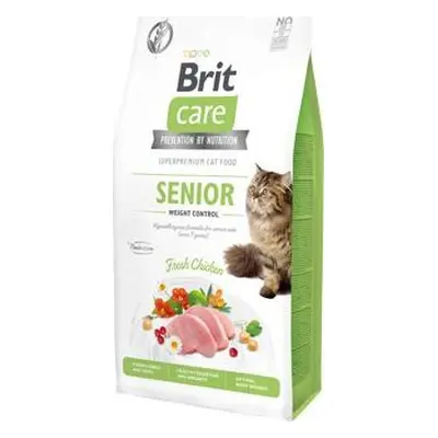 Brit Care Granule pro kočky GF Senior Weight Control Brit Care, 7 kg