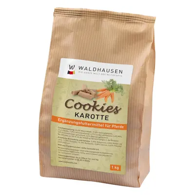 WALDHAUSEN Pamlsky pro koně Cookies Waldhausen, 1 kg, mrkvové