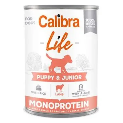 CALIBRA Konzerva pro psy CALIBRA, puppy&junior, jeněčí+rýže, 400 g