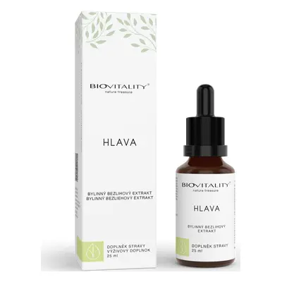 Biovitality Tinktura bezlihová Hlava Biovitality, kapky, 25 ml