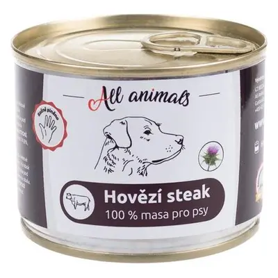 All Animals Konzerva pro psy ALL ANIMALS, hovězí, 200 g