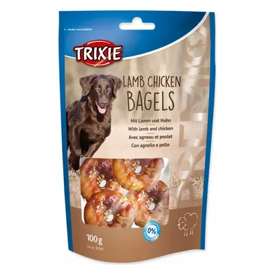 Pamlsky pro psy Trixie Premio, LAMB CHICKEN BAGELS, 100 g