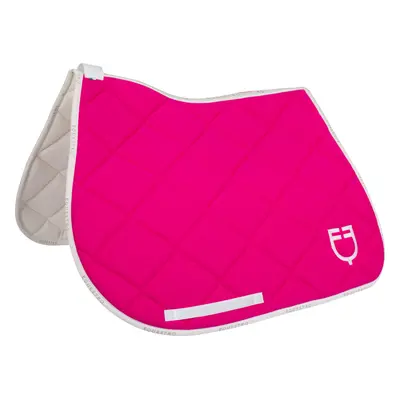 EQUESTRO Dečka podsedlová GP Logo EQUESTRO, Limited Edition, všestranná, fuchsia/white