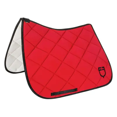 EQUESTRO Dečka podsedlová GP Logo EQUESTRO, drezurní, brick red/black