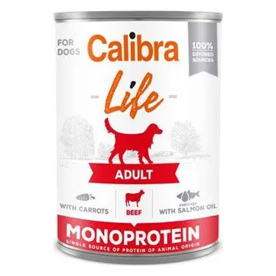 CALIBRA Konzerva pro psy CALIBRA, hovězí s mrkví, 400 g