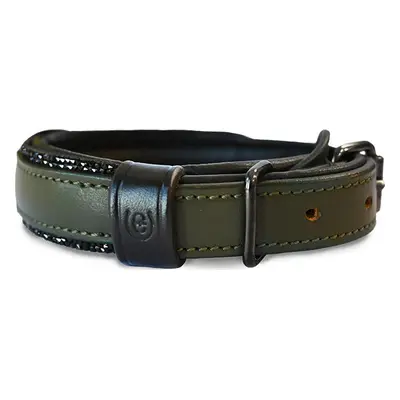 EQUESTRIAN STOCKHOLM Obojek pro psy Glimmer Striking Valley Equestrian Stockholm, olive green