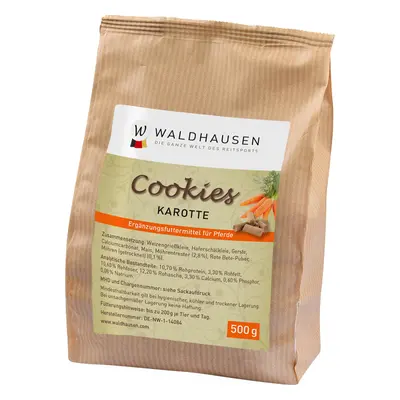 WALDHAUSEN Pamlsky pro koně Cookies Waldhausen, 500 g, mrkvové