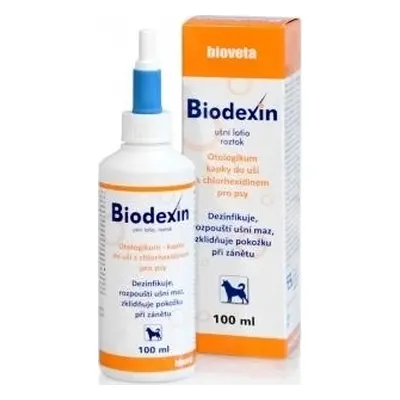 BIOVETA Kapky do uší pro psy Biodexin, 100 ml