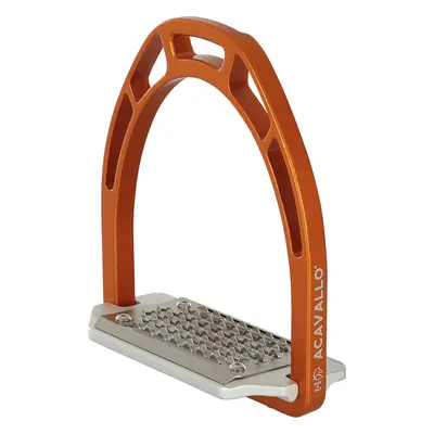 ACAVALLO Třmeny Arco Evolution Alupro Aluminium Acavallo, 13 cm, orange