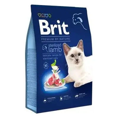 Brit Premium Granule pro sterilizované kočky BRIT, jehněčí, 8 kg