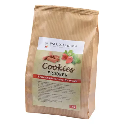 WALDHAUSEN Pamlsky pro koně Cookies Waldhausen, 1 kg, jahodové