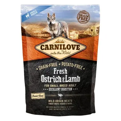 Carnilove Dog Fresh Ostrich&Lamb for Small Breed 1.5 kg