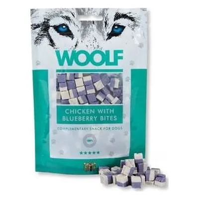 Woolf Pamlsky pro psy WOOLF, kuřecí s borůvkami, 100 g