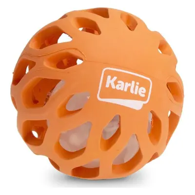 Karlie Hračka pro psy Koule s LED světlem Karlie, 8,3 cm, orange