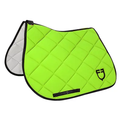 EQUESTRO Dečka podsedlová GP Logo EQUESTRO, všestranná, lime green/black