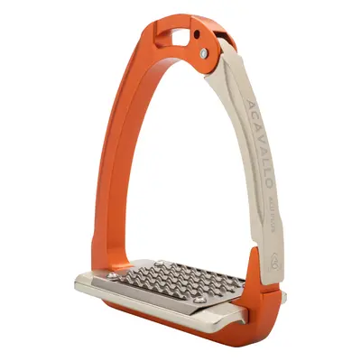 ACAVALLO Třmeny bezpečnostní Arena Aluplus 2.0 Acavallo, 12 cm, orange