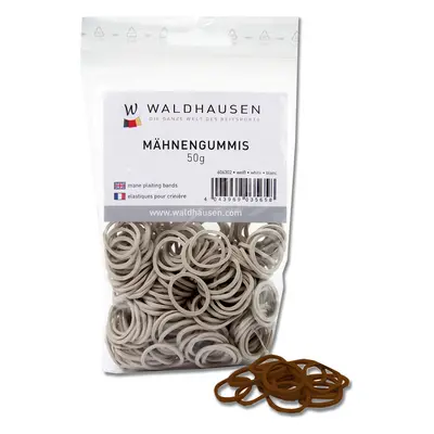 WALDHAUSEN Gumičky na hřívu Waldhausen, 50 g, hnědé