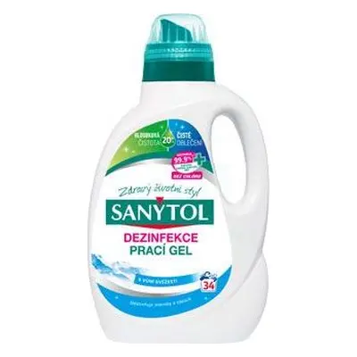 SANYTOL Gel na praní SANYTOL, 34 dávek, 1,7l