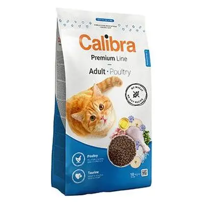 Granule pro kočky Calibra Cat Premium Line Adult Poultry, 10 kg