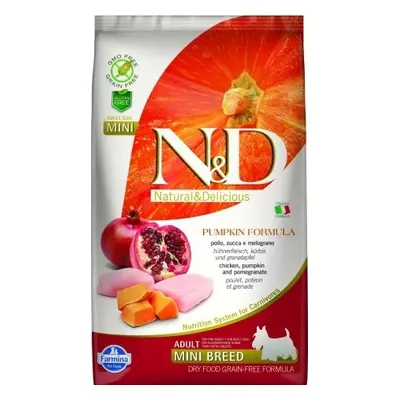 N&D (Farmina Pet Foods) N&D GF Pumpkin DOG Adult Mini Chicken&Pomegranate 7 kg