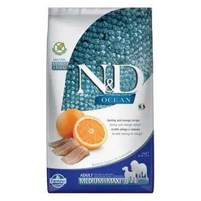 N&D (Farmina Pet Foods) N&D OCEAN DOG Adult M/L Herring & Orange 2,5 kg