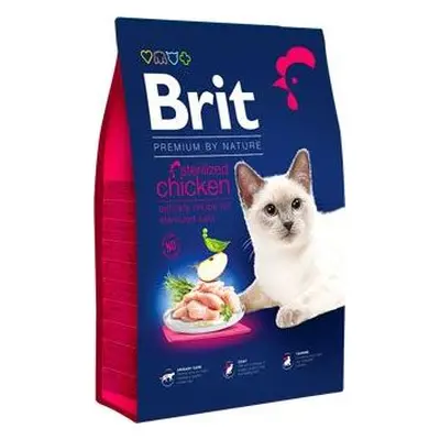 Brit Premium Granule pro sterilizované kočky BRIT, kuřecí, 1,5 kg