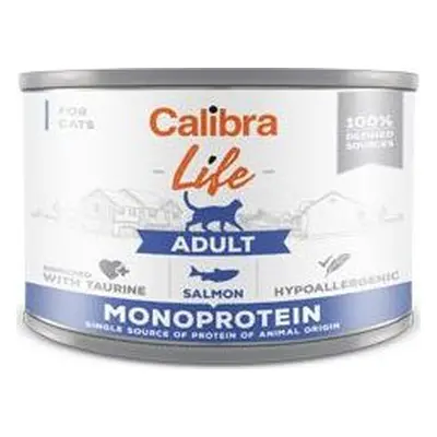 CALIBRA Konzerva pro kočky CALIBRA, losos, 200 g