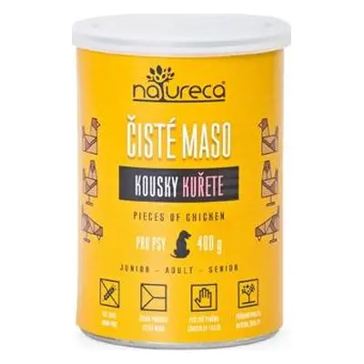 NATURECA Konzerva pro psy NATURECA, kuřecí kousky, 400 g