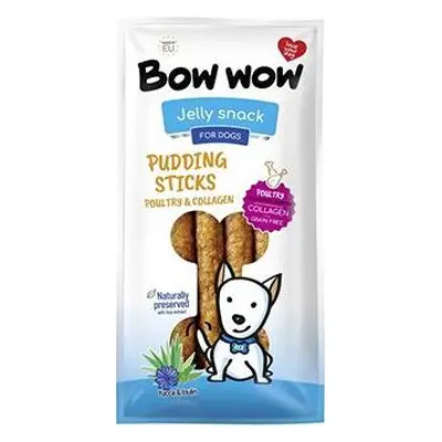 Bow wow Klobásky pro psy Bow wow, drůbeží s kolagenem, 6 ks